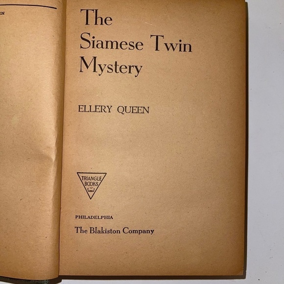 1933 Ellery Queen The Siamese Twins hardback book - Picture 15 of 16